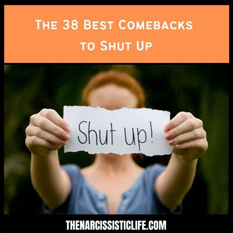 best comebacks to shut up|50 Excellent Comebacks To Shut Up Anyone .